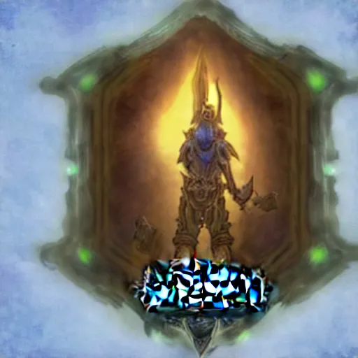 Prompt: portal to another world in world of warcraft