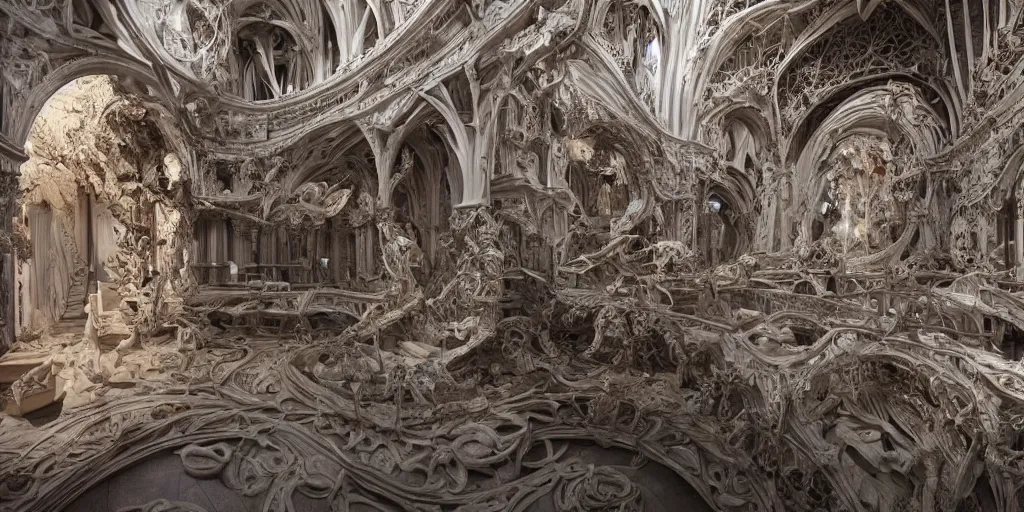 Prompt: dreamscape, architecture!!!!!!!!!!!!!!, dom qwek, anatomical, highly detailed sculpture, intricate detailed, ommatidia, 8 k, cinematic atmosphere, post - processing