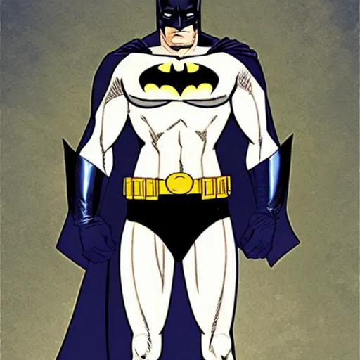 Image similar to batman by hirohiko araki