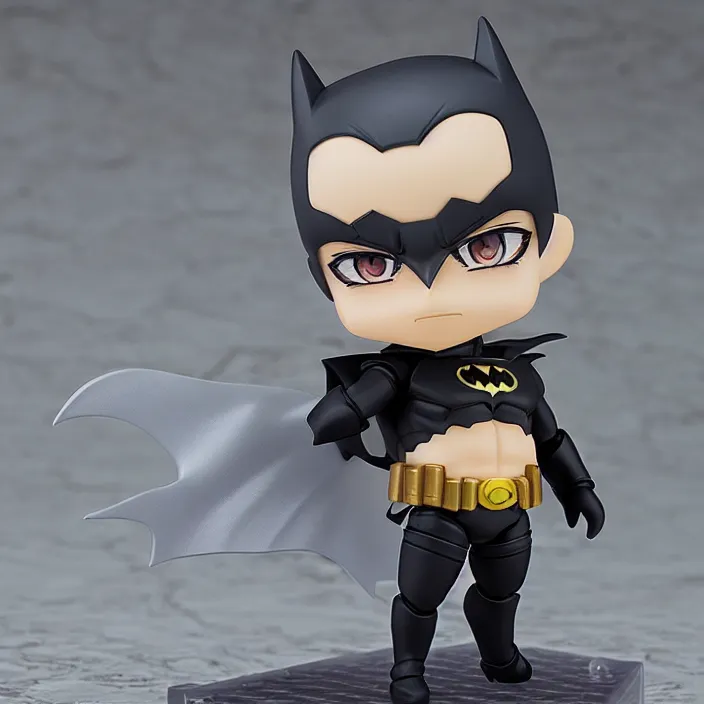 Image similar to An anime Nendoroid of Batman, figurine, detailed product photo