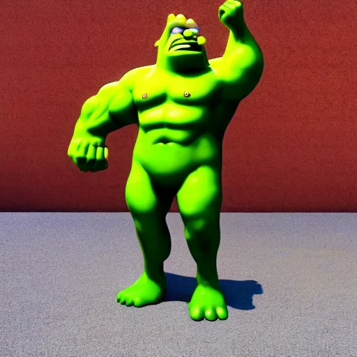 Image similar to spongebob hulk homer shrek scooby doo alien godzilla, highly detailed, extremely high quality, hd, 4 k, 8 k, professional photographer, 4 0 mp, lifelike, top - rated, award winning, cinematic, realistic, detailed lighting, detailed shadows, sharp, no blur, edited, corrected, trending