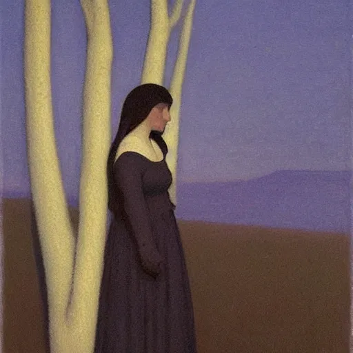 Prompt: a painting in the style of alphonse osbert