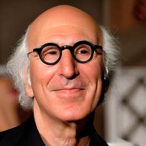 Image similar to larry david is a baby