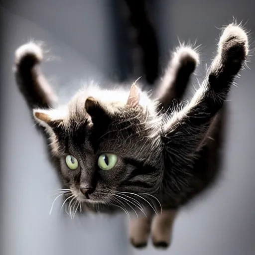 Image similar to cat spider hybrid