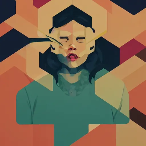 Image similar to Marijuana Smoke profile picture by Sachin Teng, asymmetrical, Organic Painting , Matte Painting, geometric shapes, hard edges, graffiti, street art:2 by Sachin Teng:4