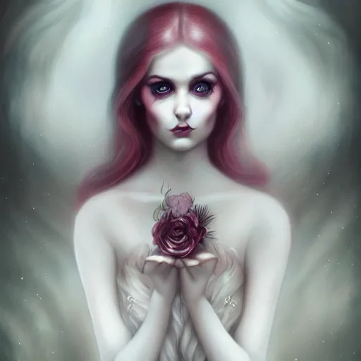 Prompt: of a surreal portrait inspired by Natalie Shau,Charlie bowater,Anna Dittman,cinematic