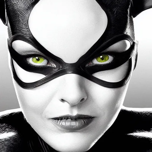 Prompt: High definition, high octane, award winning photo of Catwoman, realistic.