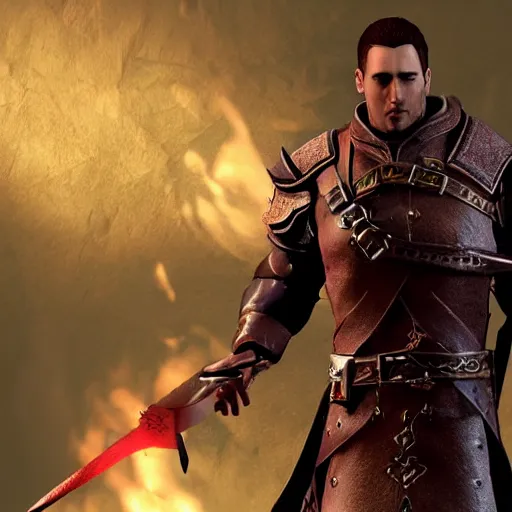 Prompt: new main character of dragon age