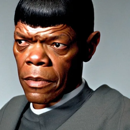 Image similar to Samuel L Jackson as Spock