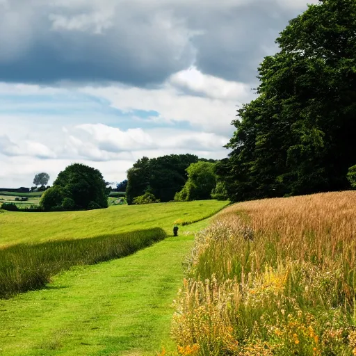 Image similar to English countryside in mid summer.