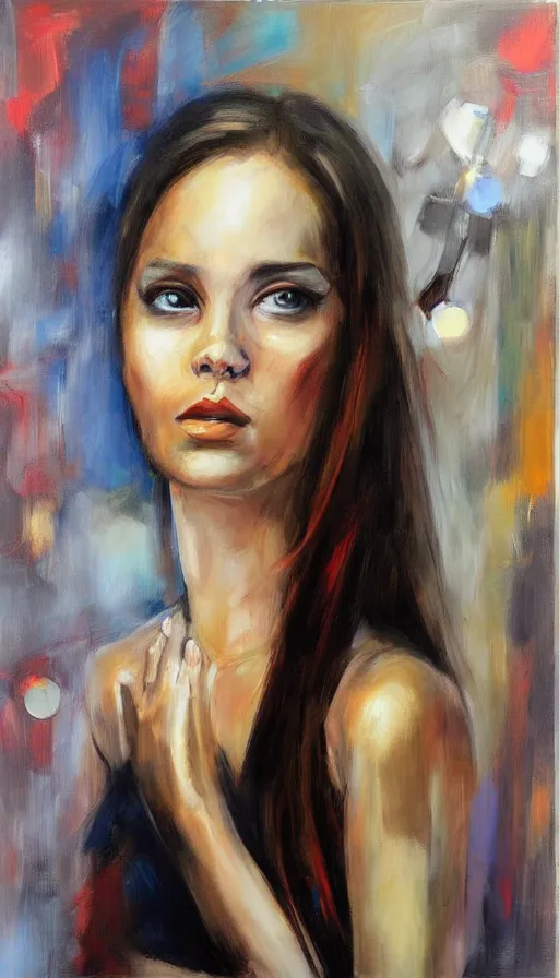 Prompt: techno artwork, by emilia wilk