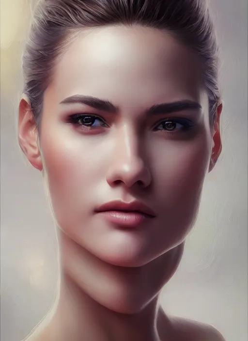 Image similar to photo of a gorgeous young woman in the style of stefan kostic, realistic, sharp focus, 8k high definition, insanely detailed, intricate, elegant, art by stanley lau and artgerm