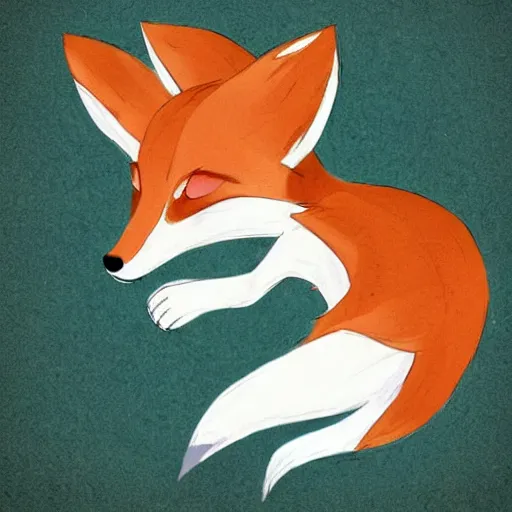 Prompt: prompt cute fox spirit