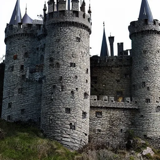 stunning cliffside fortress' high definition, sharp contrast focal-depth,  with hygge vibes and intricate stave carvings, masterful details, high  definition, 🇨🇦accents