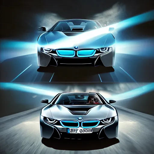 BMW i8 Poster