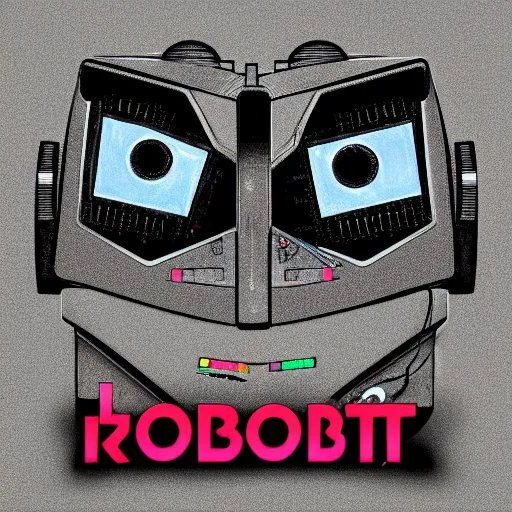 Image similar to album cover of a electronic group, robot, album cover art, album cover