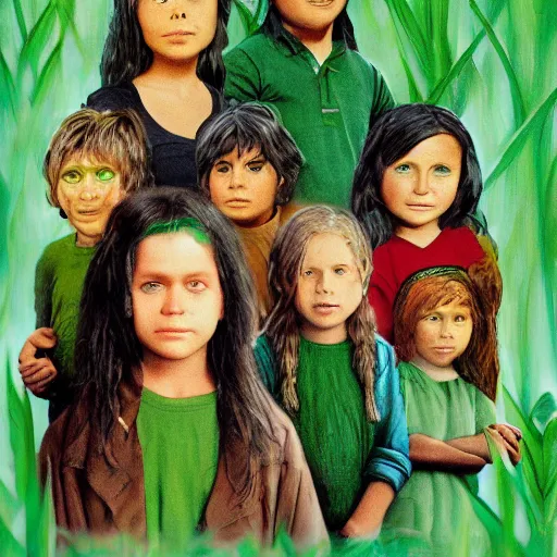 Image similar to children of the avocado, based on children of the corn