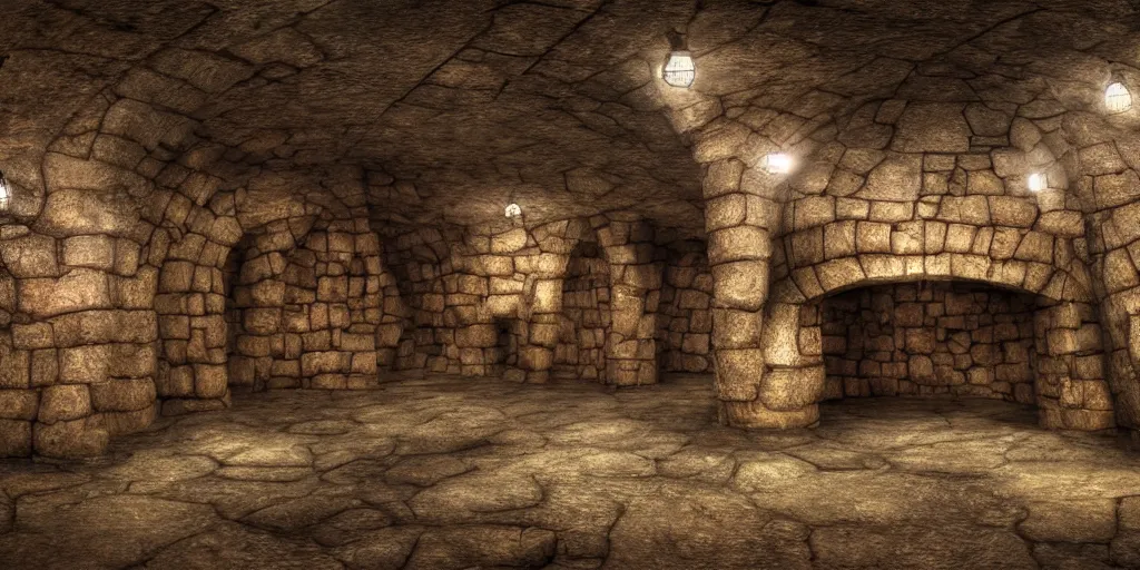 Prompt: ancient underground medieval forge lair, art, high definition, high detail, 8k,