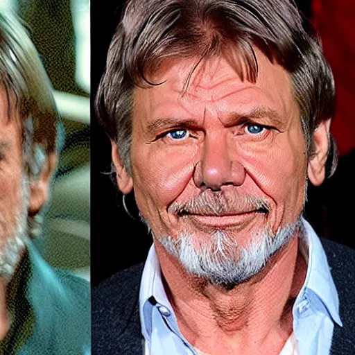 Image similar to mark hamill mixed with harrison ford