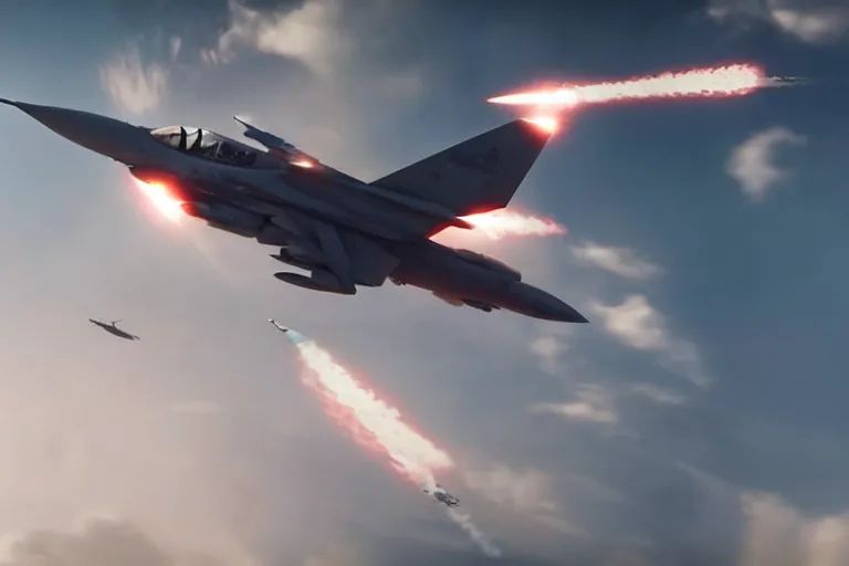 Prompt: a cinematic painting of a fighter jet, hitting sonic boom, beautiful lighting, high depth, ultra realistic, artistic, by zack snyder