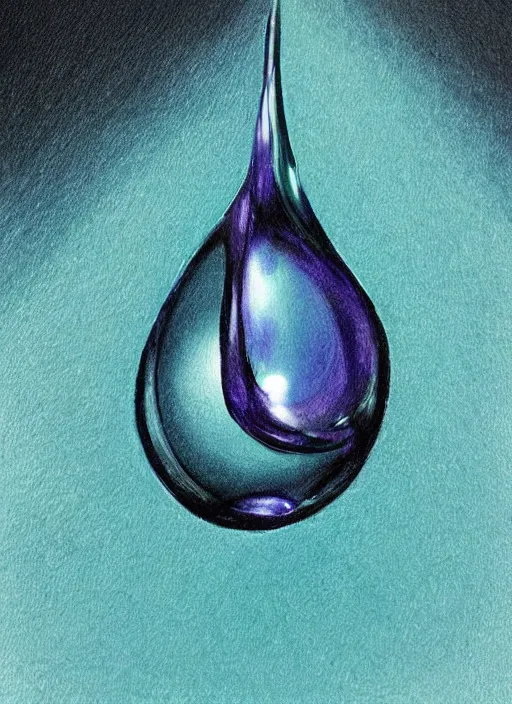 Prompt: portrait of a stunningly beautiful water drop, art by 5 7 3 7 4 6 3 6 3 6 4 6 4