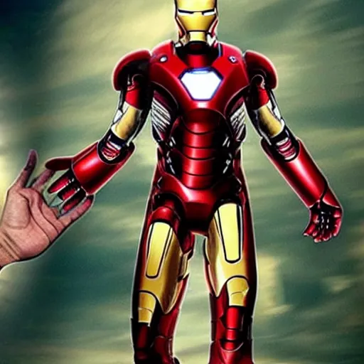 Image similar to tom cruise as superior iron man