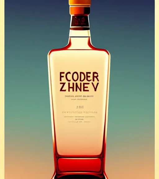 Image similar to face icon stylized minimalist bottle!! zoolnader whiskey!, loftis, cory behance hd by jesper ejsing, by rhads, makoto shinkai and lois van baarle, ilya kuvshinov, rossdraws global illumination