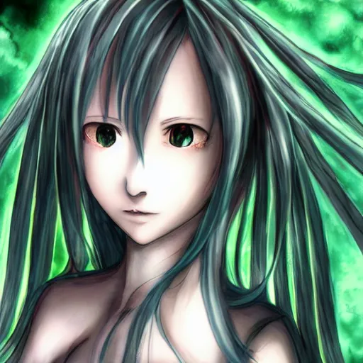 Prompt: saya (from saya no uta) trying to eat you hd 8k deviantart by urobuchi gen, aramaki shinji