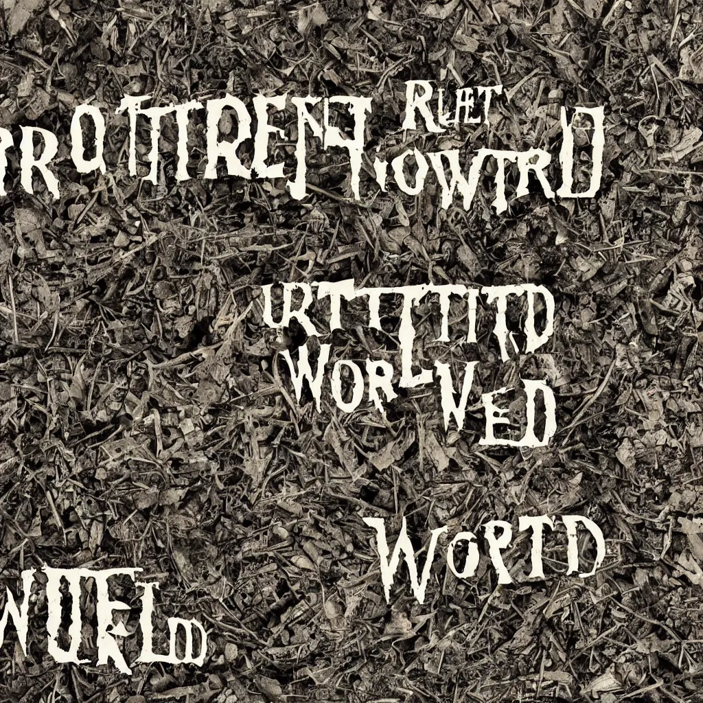 Prompt: rotten world