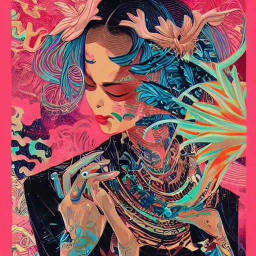 Image similar to Tristan Eaton, victo ngai, artgerm, Perfect princess