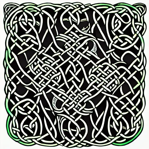 Prompt: celtic design tentacled