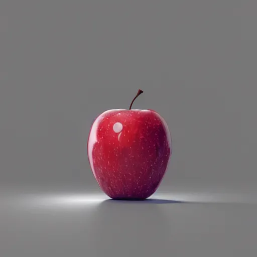 Prompt: An apple made of ruby crystal, stunning 8k octane render, gigapixel, cinema4D.