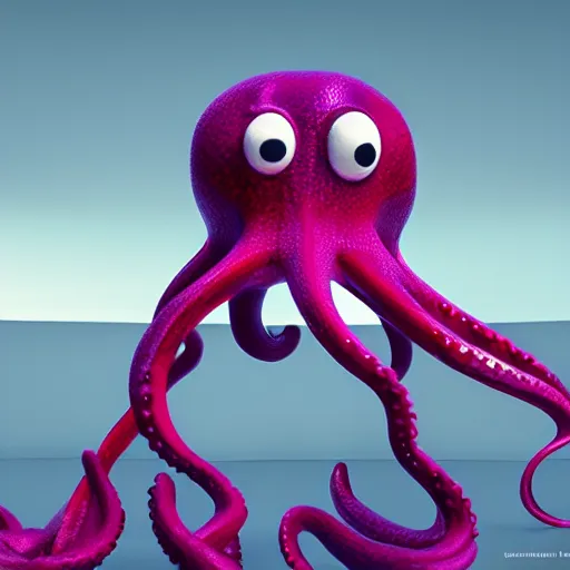 Image similar to smile octopus, octane render, instagram photo, unreal engine 5