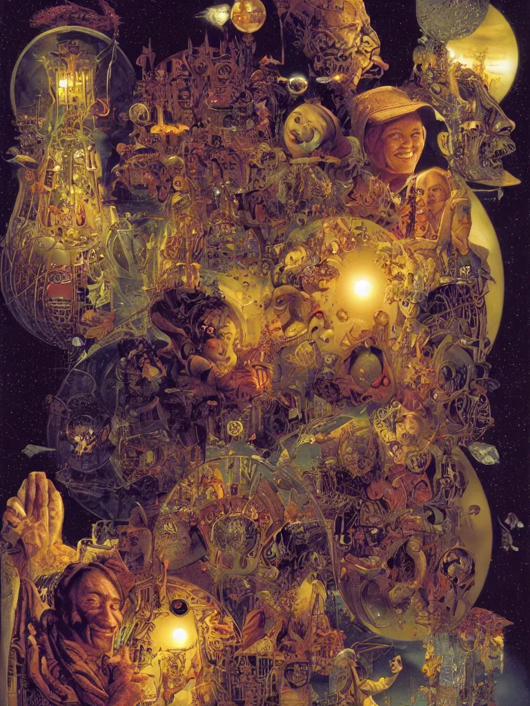 Image similar to Fortune Smiles on Those Who Imagine, by James C. Christensen and Wojciech Siudmak