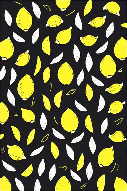 Prompt: minimalist boho style art of a lemon, illustration, vector art