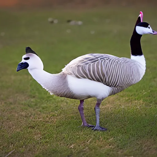 Image similar to a goose - cat - hybrid, animal photography