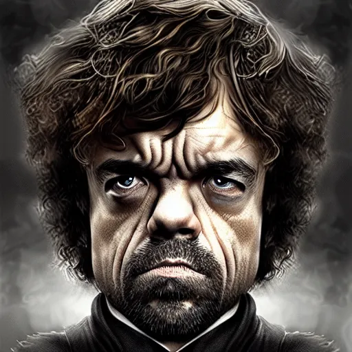 Prompt: peter dinklage as morpheus ( ( ( matrix ) ) ), digital painting, extremely detailed, 4 k, intricate, brush strokes, mark arian, artgerm, bastien lecouffe - deharme