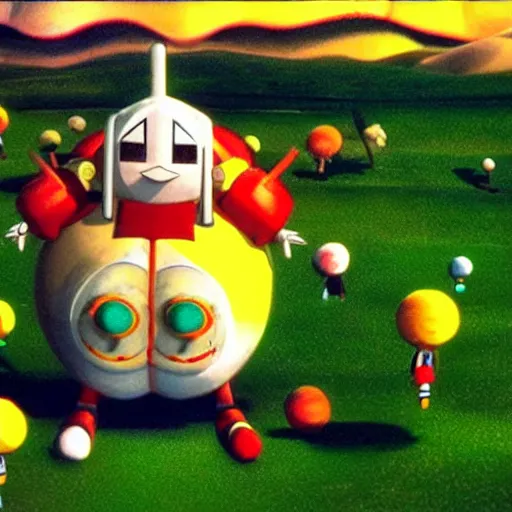 Image similar to award winning katamari damacy movie directed by Hayao Miyazaki