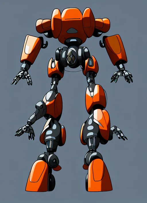 Prompt: round shaped war mecha, anime style, anime details, 8 k