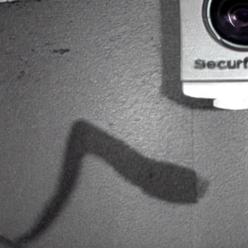 Image similar to a bizarre monster caught on a security camera