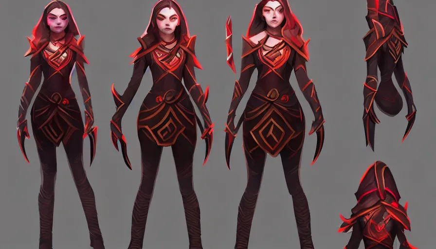 Image similar to anya taylor - joy as dota 2 game character, symmetrical, dota 2 concept art, character design, ultra hd