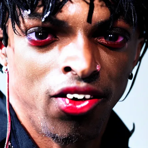 Prompt: playboi carti as a vampire 4 k the detailed super realistic