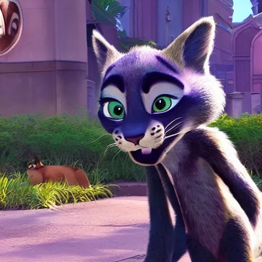 Image similar to a girl panther in zootopia (2016)