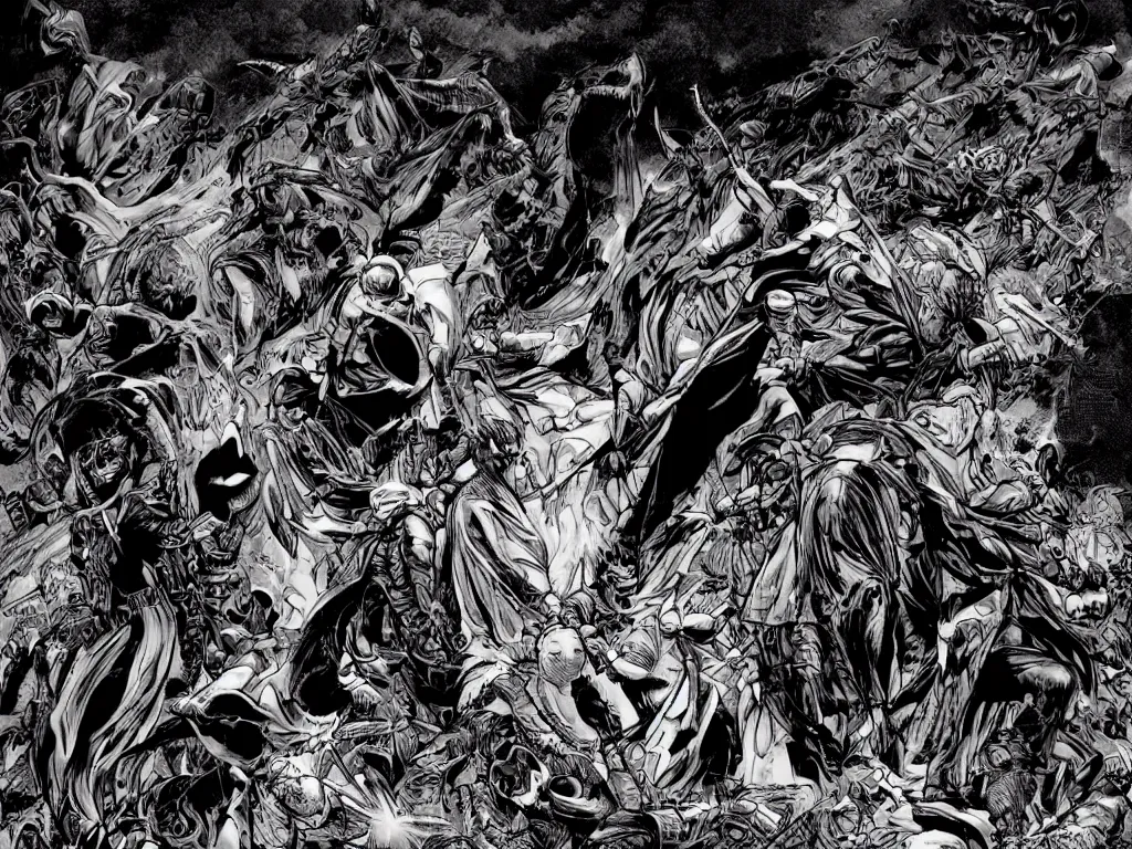 Berserk The Eclipse In The Style Of James Jean And Stable Diffusion