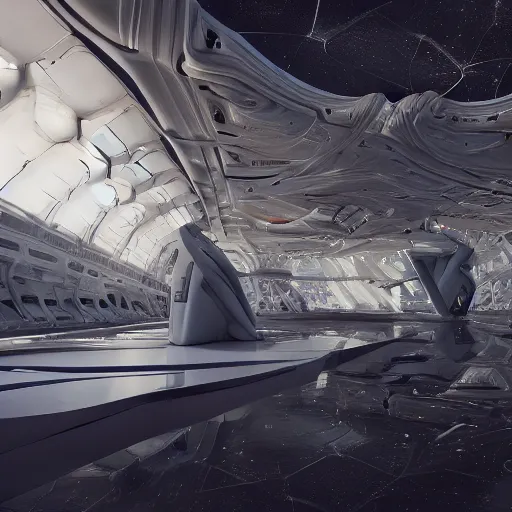 Image similar to sci-fi wall structure on the coronation of napoleon painting and digital billboard in the middle, unreal engine 5, keyshot, octane, artstation trending, ultra high detail, ultra realistic, cinematic, 8k, 16k, in style of zaha hadid, in style of nanospace artstation, in style of photogrammetry cloud, in plastic, dark, tilt shift,