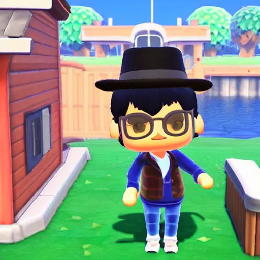 Prompt: a screenshot of michael jackson in animal crossing. 3 d rendering. unreal engine. amazing likeness. very detailed. cartoon caricature