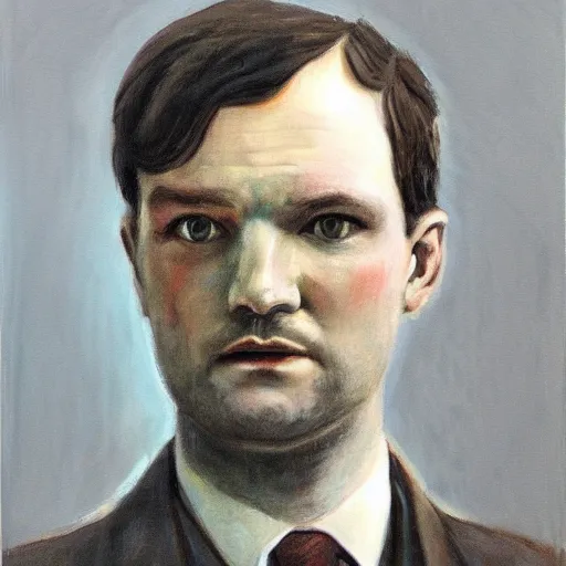 Prompt: portrait painting of Irish rebel Michael Collins, 4K detail