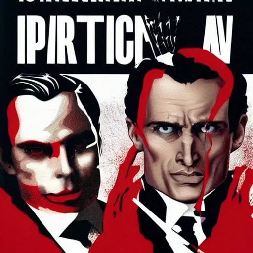 Prompt: American Civil War in American Psycho (1999)