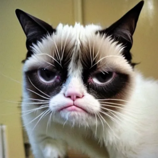 grumpy cat face no