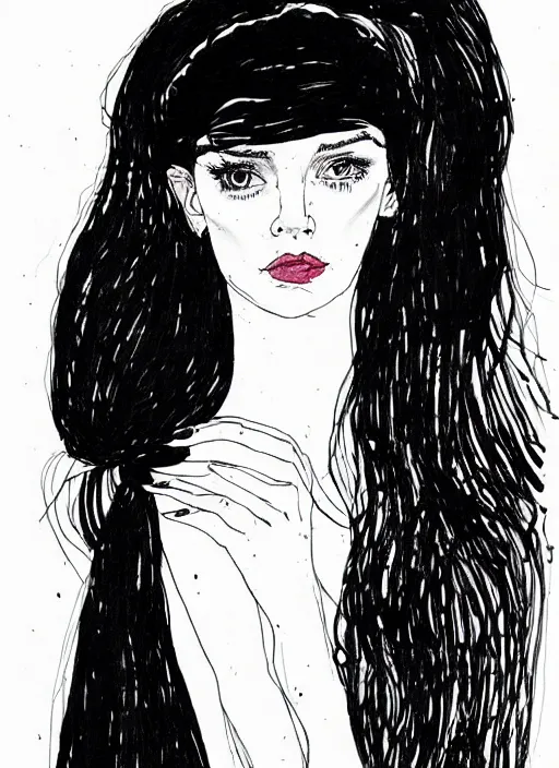 Image similar to a portrait of a pretty young lady by kaethe butcher
